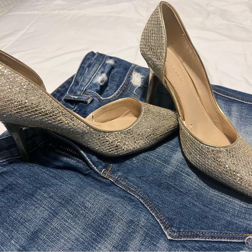 Golden heels